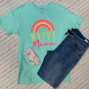NWT happy mama tee